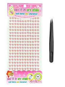 1Set Gem Stickers, Stickers Aesthetic, Self Adhesive Shiny Round Gem Sheet, Multicolor Iridescent Tone, For Makeup, Phone, Cup, Camera Decor - 6MM AB Pearl Rhinestone - View 12