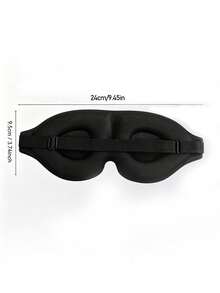 1pc 3D Eye Contour Sleep Mask, Zero Eye Pressure Eye Cover, Soft And Comfortable For Deep Sleep And Yoga Relaxation, Adjustable Strap Fits Different Head Shapes, Suitable For Deep Sleep, Napping, Travel Rest, Ideal Gift Choice - A - View 10