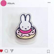 6pcs Miffy Rabbit Acrylic Clips, Ins Style Cartoon Cute Rabbit Print Stationery Clips, Thick Acrylic Material Resistant To Bending, Firm Grip, Can Be Used To Organize And Store Test Papers, Course Materials, Homework Sheets, Also As Scrapbook Material Clips, Photo Clips, Snack Gift Bag Sealing Clips, Fresh And Cute Appearance, Suitable For Daily Desk Organization, Practical Learning Stationery, Also Suitable As Learning Reward Small Gifts - Multicolor - View 8