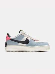 Nike Women's Deconstructed Double Hook & Loop Sneakers, Casual Trainers - Blue and White - View 4