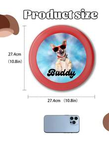 Customize Valentines Day Personalized Pet Flying Disc,Customize Photo And Text,Personalized Flying Disc Custom Cat Disc Personalized Dog Custom Cat Flying Disc,Unforgettable Gratitude Gift For Celebrating Special Days - Multicolor - View 6