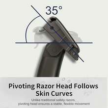 Bộ dao cạo T Razor với 150 lưỡi dao cạnh, máy cạo râu an toàn cho nam, thay lưỡi nhanh, cạo râu mượt mà, bộ chăm sóc tại nhà và du lịch! - Nhiều màu - Xem 6