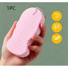 1/2PCS Super Soft Exfoliating Bath Sponge Using 3D Fish Scale Texture, Gently And Painlessly Removes Dead Skin Cells. Specially Designed For Women, It Can Be Used As A Professional Body Brush And Also As An Essential Shower Product. - A - View 13