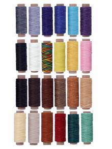 50M Leather Sewing Waxed Thread,Thread Heavy Duty Waxed Thread For Bookbinding,Upholstery Thread Heavy Duty,Wax String For Leather Craft DIY/Bookbinding/Shoe Repairing - A - View 8