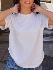Women T-Shirts - White - View 1