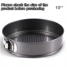 Round, Heart-Shaped Cake Molds, Single Piece, Multiple Pieces (4/6/7/8/9 Multiple Size Options) Non-Stick Coating Cake Baking Pan, Removable Bottom Lock Baking Cake Mold, Baking Tools, Kitchen Gadgets, Kitchen Accessories - Black - View 23