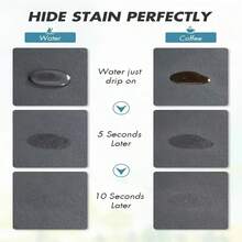 1pc Solid Black/Grey Extra Large Dish Drying Mat, Bar Countertop Waterproof Mat, Drying Mat, Drainage Mat, Coffee Machine Mat, Washing Machine Top Protector, Stove Top Mat, Dining Table Placemat, Mouse Pad, Coffee Cup | Tableware Drying, Absorbent Quick-Drying, Waterproof And Oil-Resistant, Washable And Reusable, Suitable For Kitchen | Cafe, Tea Cup, Coffee Cup, Coffee Machine Accessories, Home Decor For Coffee Lovers, Rental Home Renovation, Perfect As Housewarming Gift, Christmas Gift - Multicolor - View 8