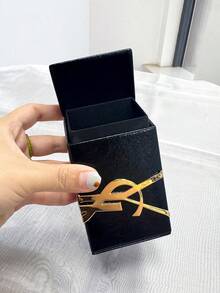 YSL Dustproof Hard Shell Cosmetic Storage Box Dual-Use Vanity Organizer & Daily Crossbody Handbag Gift Set - Black - View 4