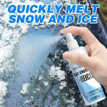 Professional Grade Car Glass De-Icer Spray, Multi-Functional Frost Dissolver, Comprehensive Coverage For Car Windshield, Rearview Mirror, Refrigerator And Home Windows, Nano-Level De-Icer Fast Acting, Stylish Design - 100ml - View 3