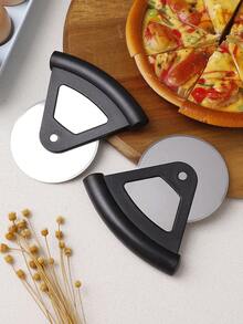 1pc Handheld 430 Stainless Steel Roller Pizza Cutter, For Homemade Pizza, Pie, Cookie Dough Cutting, Compact And Portable, Easy To Clean, Practical Kitchen Baking Tool - View 6
