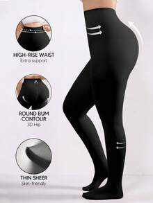 Suprenx Women Tights - Hitam - View 4