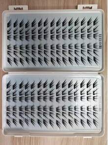 1pc Eyelash Book Thin Strip False Eyelashes, Soft Invisible Beginner Single Cluster Eye-Enlarging - View 14