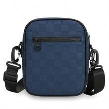 1pc New Men's Crossbody Bag Shoulder Bag Casual Fashion Multifunctional Phone Bag Lightweight Small Square Bag - Multicolor - View 10