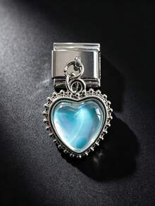 2pcs Silver Mixed Style Charm Pendants, DIY Jewelry Making Accessories, Replacement Charms For Watch Band & Bracelet - Multicolor - View 17