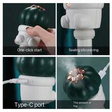 MEET SUN 1 buah Pelembap Semprot + Portabel + Volume Kabut Besar Pelembap Senyap (Bertenaga USB) + Cocok untuk Kantor, Rumah, Mobil, Ruangan Ber-AC, Ringan dan Ringkas + Pasang dan Mainkan Tanpa Batasan Wadah + Desain Kaktus - Mist - View 11