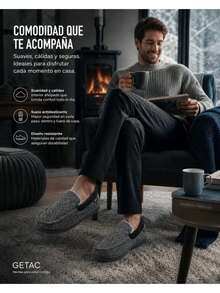 GETAC Men Slippers - Grey - View 8