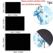 1pc Christmas Absorbent Mat, Christmas Snowman Pattern, Kitchen Countertop Absorbent Drying Mat, Coffee Machine Mat, Pour-Over Coffee Pot Mat, Dish Draining Mat, Non-Slip Heat-Resistant Kitchen Mat, Dining Table Mat, Breakfast Mat, Washing Machine Mat, Home Kitchen Dining Table Coffee Shop Bar Decor Mat, Holiday Party Housewarming Gift, Christmas Holiday Gift! - Multicolor - View 7