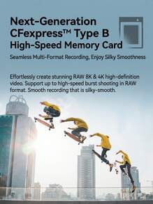 Kartu Memori Lexar Professional CFexpress Tipe B 1TB 2TB Kecepatan Baca 1900MB/S Penyimpanan Berkinerja Tinggi untuk Kamera DSLR dan Camcorder - View 9
