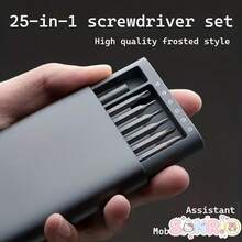 25-In-1 Premium Precision Screwdriver Set, Multi-Function Phone And Tablet Disassembly Repair Tool, Durable Plastic Material, No Charging Function - Equipped With Multiple Screwdriver Bits. (Random Style Shipped) - 25-in-1 - View 7