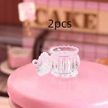 Acrylic Nail Art Cup, Acrylic Powder Liquid Crystal Glass Mixing Palette Cover Bowl Cup Holder, Nail Art Tools - Clear - View 9