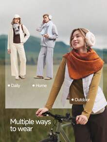 Beneunder Lightweight Soft Fleece Warm Scarf PM058 - Sunset Dust - View 4