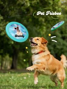 Customize Valentines Day Personalized Pet Flying Disc,Customize Photo And Text,Personalized Flying Disc Custom Cat Disc Personalized Dog Custom Cat Flying Disc,Unforgettable Gratitude Gift For Celebrating Special Days - Multicolor - View 2
