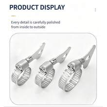 Set 10 buah Penjepit Selang Lipat Stainless Steel, Penjepit Selang Udara, Air, dan Bahan Bakar Bentuk T yang Kokoh - Berbagai gaya - View 5