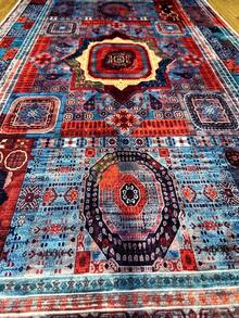 Digitally Printed Non-Slip Washable Runner And Area Rug, Suitable For Living Room, Bedroom, Outdoor, Kitchen Carpet | Modern, Scandinavian, Bohemian And Classic Styles | 100% Polyester - Coral Pink - View 8