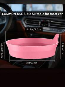Universal Auto Cup Holder Pads 1/2PCS, Flexible Silicone Recessed Drink Coasters, Anti-Slip Cup Mats, Daily Vehicle Interior Decorative Supplies - Type a - View 8