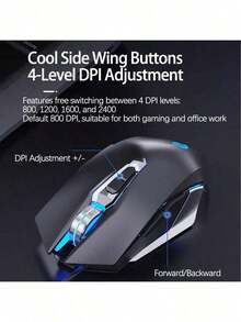 HP M220 Wired Gaming Mouse, Anti-Sweat Non-Slip Texture, Plug-And-Play Driver-Free, Versatile Value Choice, Instant Connection Compatible With Multiple Devices - View 6