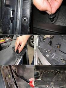 Set Klip Pengikat Plastik Mobil 725 buah, Klip Pengikat Trim Panel Pintu Fender Mobil, Kit Klip Pengikat Bumper Mobil, Termasuk 30 Ring, 10 Pengikat Kabel, Tuas Pengungkit 6 Inci dan Set Alat Pelepas Kuning 4 buah, Cocok untuk Perbaikan Mobil - 725 PCS - KOTAK - PERLENGKAPAN PERBAIKAN - View 11