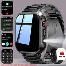 1.83-Inch Full-Screen Touchscreen Smartwatch Suitable For Both Men And Women. It Features Call Functionality, A Pedometer, Multiple Sports Modes, Bluetooth Calling , Notifications For Android &IOS Phones. Christmas Gift For My Husband And Children - View 14