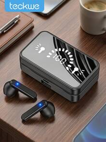 Teckwe ABS1200mah,Wireless Earphones, In-Ear, Noise Proof, Super Long Battery Life, TWS Touch Control Stereo Sports Earbuds, Available In Multiple Colors, Essential For Daily Use - View 1
