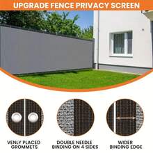 Outdoor Wall Mounted Privacy Screen 1 Count Garden Windproof & Sun Protection Shading Fence Garden Decorative Supplies - 1 Privacy Decorative Net - View 2