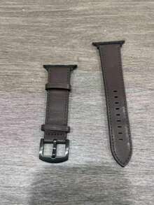 Men's Watch Strap, Suitable For Smartwatch Accessory Bands. Vintage Nostalgic Style, Perfect For Men's Business Occasions, Meetings, Travel, Parties, - Coffee - View 3