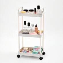 Multi-Layer Gap Storage Cart, Slim Independent Rolling Storage Rack, Suitable For Small Spaces, Refrigerator Side Storage Rack, Kitchen Bathroom Miscellaneous Storage Portable Cart, Home Space-Saving Storage Accessory - Multicolor - View 8