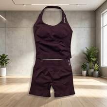 Women Two-Piece Outfits - Café Espresso - View 1