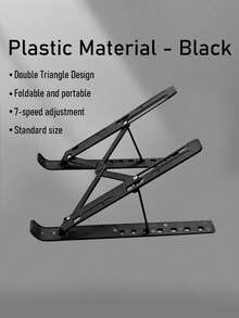 N8N3N6N10 Laptop Stand, Made Of Aluminum Alloy, Adjustable, Foldable, Stable, Heat Dissipation - Multicolor - View 14