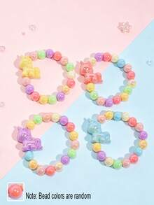 1 buah Liontin Unicorn Lucu, Perhiasan Gelang Manik-manik Warna-warni, Aksesori Perhiasan Cocok untuk Pemakaian Sehari-hari Anak Perempuan, Hadiah Pesta Liburan - MultiWarna - View 7