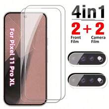 2+2件組 相容 Pixel 11 Pro XL/Pixel 11 Pro/Pixel 10 Pro Fold/10 Pro/10 Pro XL/10A/10/Pixel 9 Pro/Pixel 9 系列手機螢幕保護貼,指紋解鎖鋼化玻璃螢幕保護貼,透明高畫質、防指紋、防刮、無氣泡易安裝 - 無色 - 查看 23