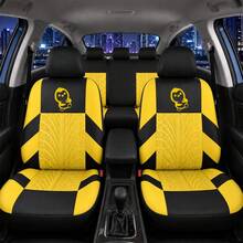 9pcs Car Seat Covers, Cartoon Penguin Face Print, Universal Fit For Car, Truck, SUV Interior Decoration & Protection - 9-piece Press Set - View 18