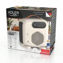 مدفأة كهربائية Adler بيج 2000 واط مع مؤقت وجهاز تحكم عن بعد - قابس اتحاد أوروبي نوع E (220 إلى 240 فولت) - مشاهدة 8