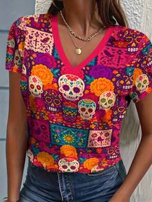 Women T-Shirts - Multicolor - View 1