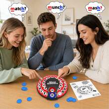 21cm Plastic Letter Word Challenge Game, Quick Thinking Word Puzzle Game, For Holiday Gathering Friends Night, Multi-Player Group Party Table Game - Multicolor - View 2