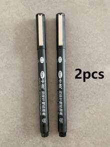 0.3mm Dual-Line Technical Drawing Pen, Specialized For Civil Engineering And Architectural Drawing, Also Suitable For Painting, Art, Sketching, Black Ink - Back To School - Multiple Styles - View 10