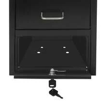 SHIOUCY Metal Parcel Drop Box For House Garden Heavy Duty Lockable Mail Box - A - Übersicht 4