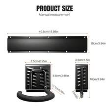 Bike Wall Mount, 2 Rails 4 Bike Hooks 3 Helmet Hooks, Wall Mounted Bike Storage Rack Garage Organizer - Black - View 3