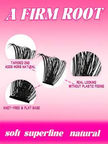 Miss Wink 240 Clusters 100D Ultra Dense D Curl Natural Eyelash Extensions 8-16mm Mix Assortment 3D Portable Handmade Easy DIY Customizable Wear Suitable For Outings, Parties, Events, Daily Wear & Perfect Gift For Women Or Girls & Suitable For Light And Heavy Makeup - D - View 4