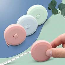 1pc Mini 1.5m Retractable Flexible Tape Measure, Double-Sided Soft Ruler, Pocket-Sized Portable Body Measuring Tape, Widely Used For Fitness Tracking, Sewing, Cutting, Handicrafts, Suitable As A Beautiful Small Gift For Daily Use - Multicolor - View 9