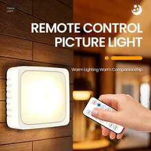 2 Packs Remote Touch LED Wall Sconce, Magnetic Stick-On Puck Light, 3 CCT Dimmable Battery Powered Under Cabinet Light With Timer Function, Wireless Wall Sconce For Bedroom, Stairway, Closet, Display Shelf - 2 Pcs - View 11